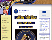 Tablet Screenshot of napahighclassof1970.org